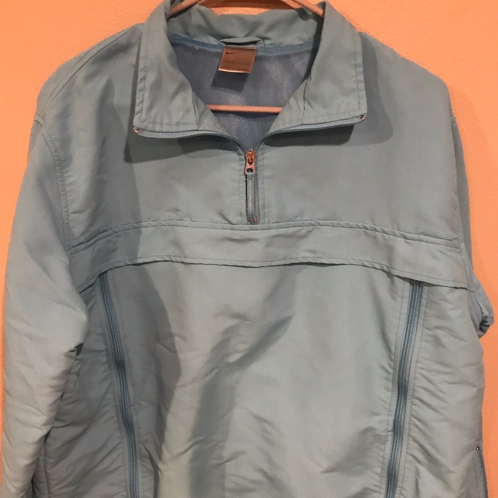 Women Nike 1/4 Jacket RN 56323 CA 05553 Size XL Preowned Teal (B)